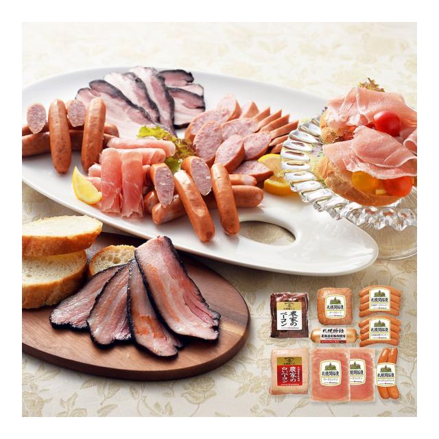 北海道 「札幌バルナバハム」 パーティーセット 8種 / ベーコン ウインナー 詰め合わせ 送料無料