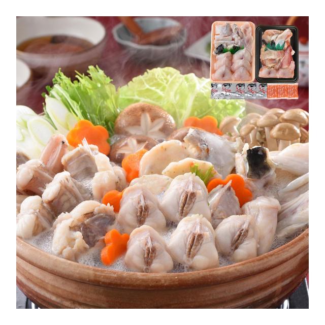「関とら本店」 ふくとあんこうのちり鍋詰合せ （ふぐちり360g、あんこう250g） / ふく ふぐ フグ てっちり 送料無料