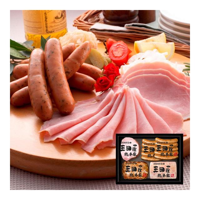 兵庫 「三田屋総本家」 ハム詰合せ （ロースハム220g、モモハム270g、ミートローフ310g、チューリンガーウインナー120g×2） / セット 送料無料