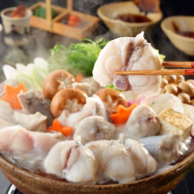「関とら本店」 とらふくちり鍋 （とらふぐちり300g、ふぐつみれ100g、とらふぐヒレ5枚） / ふく ふぐ フグ てっちり 送料無料_1