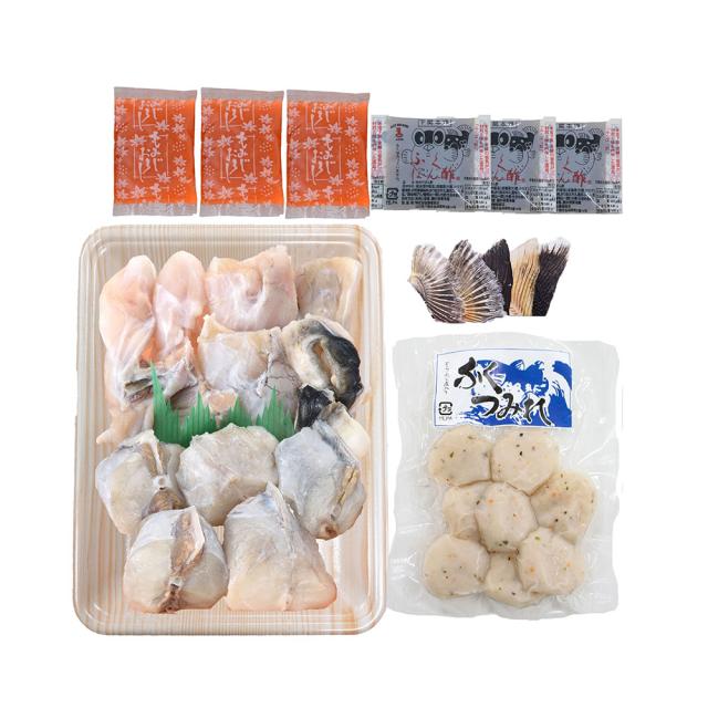 「関とら本店」 とらふくちり鍋 （とらふぐちり300g、ふぐつみれ100g、とらふぐヒレ5枚） / ふく ふぐ フグ てっちり 送料無料_2