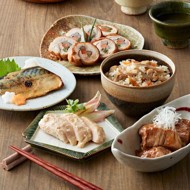 東京 新宿荒木町 日本料理 「鈴なり」 本格惣菜セット （鶏五目、豚の角煮、鶏の八幡巻、鶏の西京焼、さばの西京焼）_4