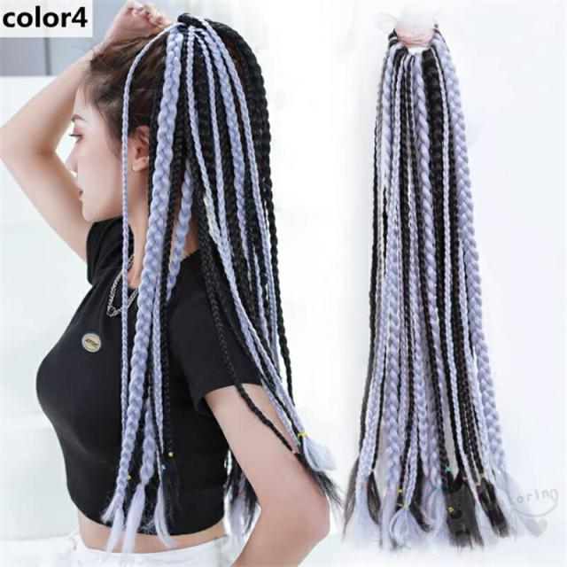 グレー 編み込みデザイン 3個セット Amazon.co.jp: 3本セット ブレイズ ヒップホップダンス 髪型ジャンボ