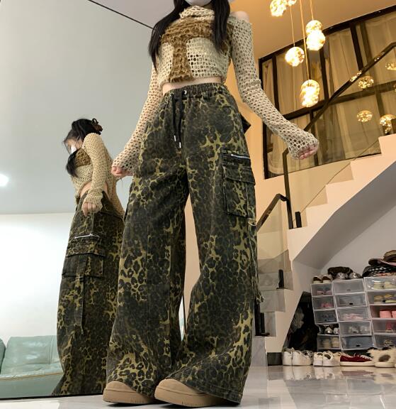 ニッセン] ロングパンツ レディース 「京プリント」小花柄パンツ【アト