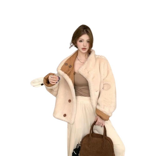 リバーシブルショートコートボアブルゾンアウターレディースガールズおしゃれもこもこふわふわ韓国ファッションシンプルボリューム 防寒あったか厚手ストリート