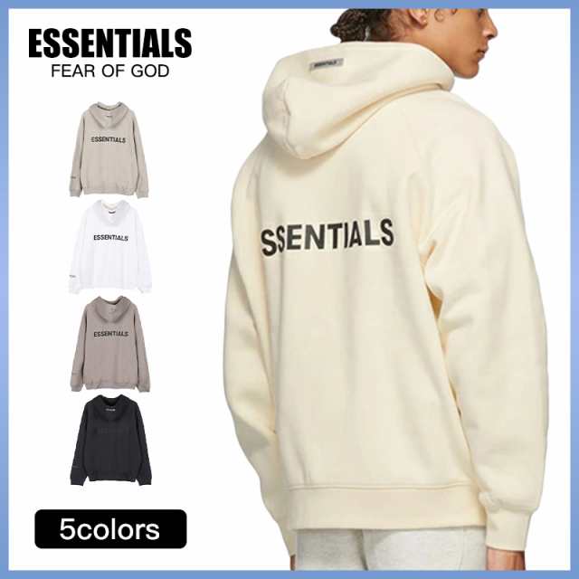 新品 FEAR OF GOD ESSENTIALS 送料無料 パーカー メンズ ...