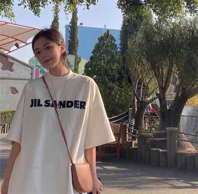 送料無料 JILSANDER ジルサンダー Tシャツ 半袖 おしゃれ クルーネック ...