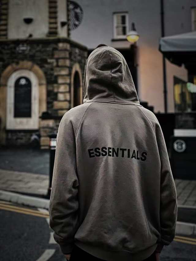 新品 FEAR OF GOD ESSENTIALS 送料無料 パーカー メンズ ...