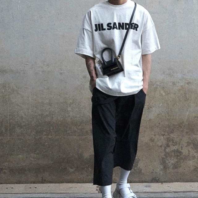 送料無料 JILSANDER ジルサンダー Tシャツ 半袖 おしゃれ クルーネック