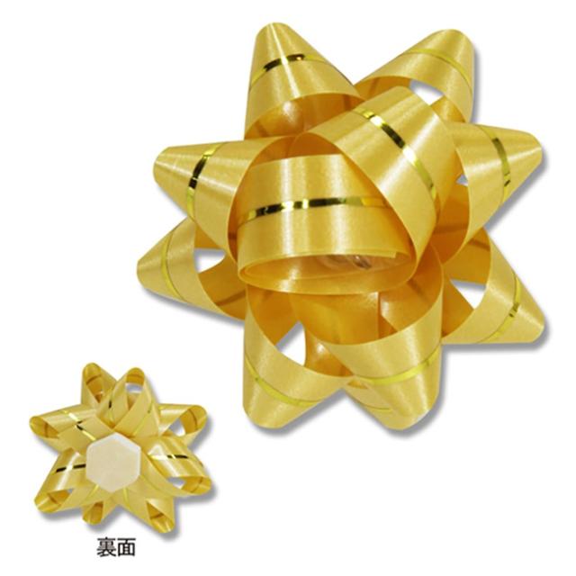 リボン ギフトフラワー 12 金（業務用） 1袋