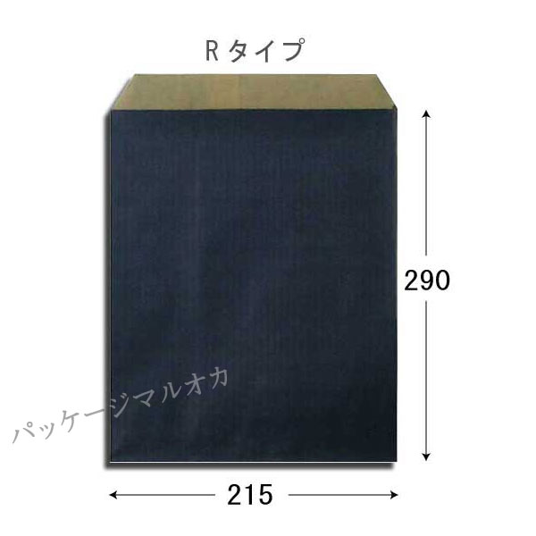 【直送／代引不可】柄小袋 R-20 筋入無地紺 紙袋 3000枚