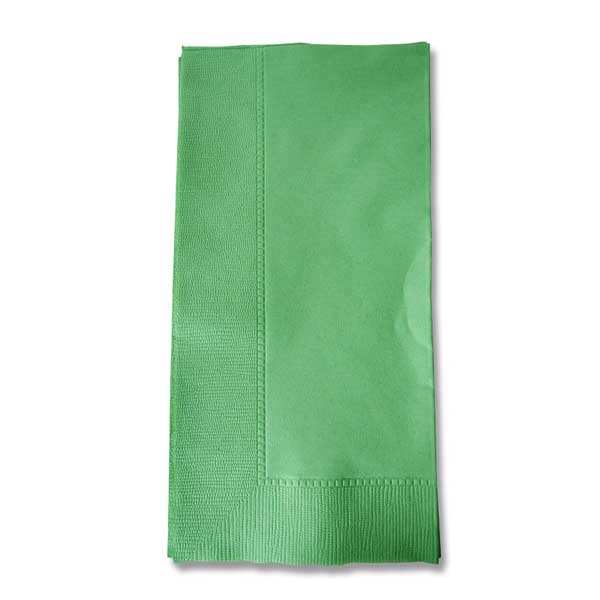 【直送／代引不可】カラーナプキン 45cm 2プライナプキン グリーン 2000枚の通販は 20,605円