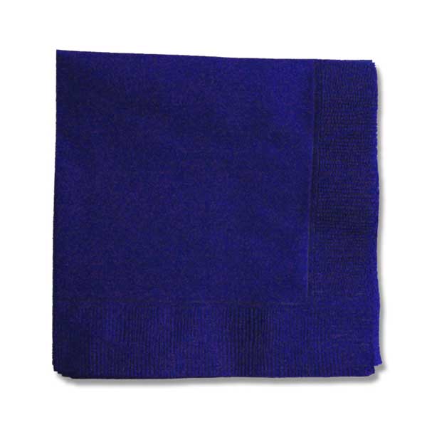 【直送／代引不可】カラーナプキン 25cm 2プライナプキン フレンチブルー 3500枚の通販は 23,038円