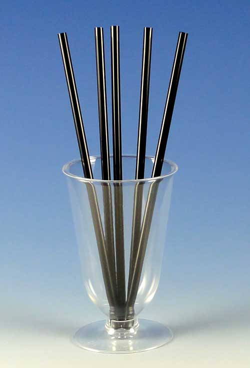 【直送／代引不可】“業務用” フジ裸ストロー 黒 20箱の通販は 7,965円