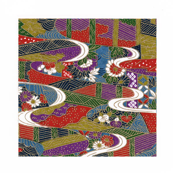 友禅千代紙 YZ-01A3(6cm角)同一絵柄 2000枚