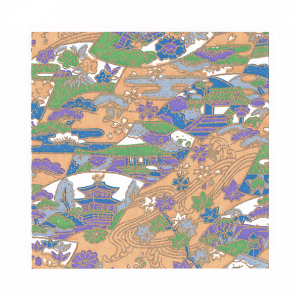 友禅千代紙　YZ-03A4（12cm角）同一絵柄 1000枚