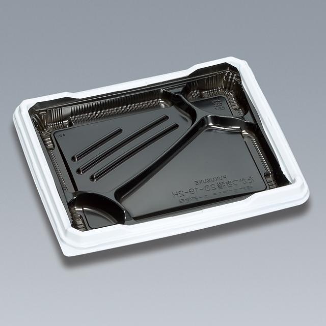 【直送／代引不可】たかつき膳23-19-2H 白内黒 1800枚の通販は