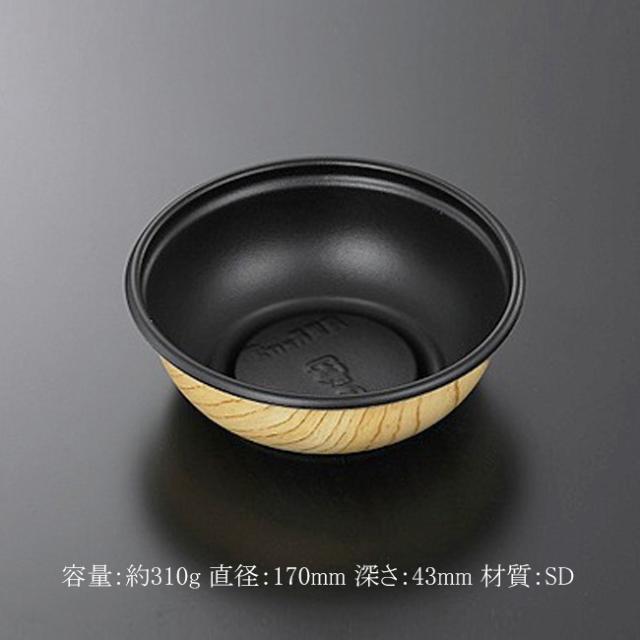 【直送／代引不可】SD庵里丼 M17深 BK-輪Y 身 400枚 11,242円
