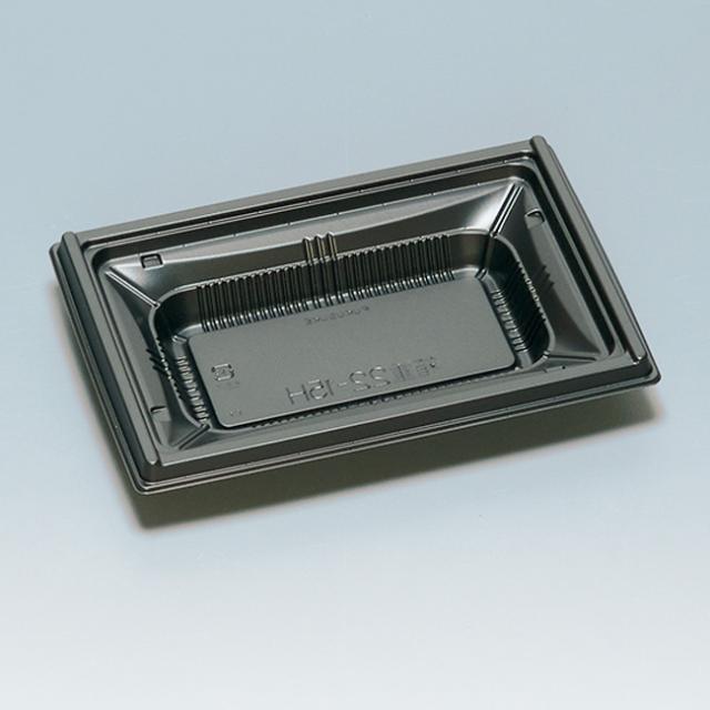 【直送／代引不可】お弁当容器 箱重22-15H 黒 2700枚
