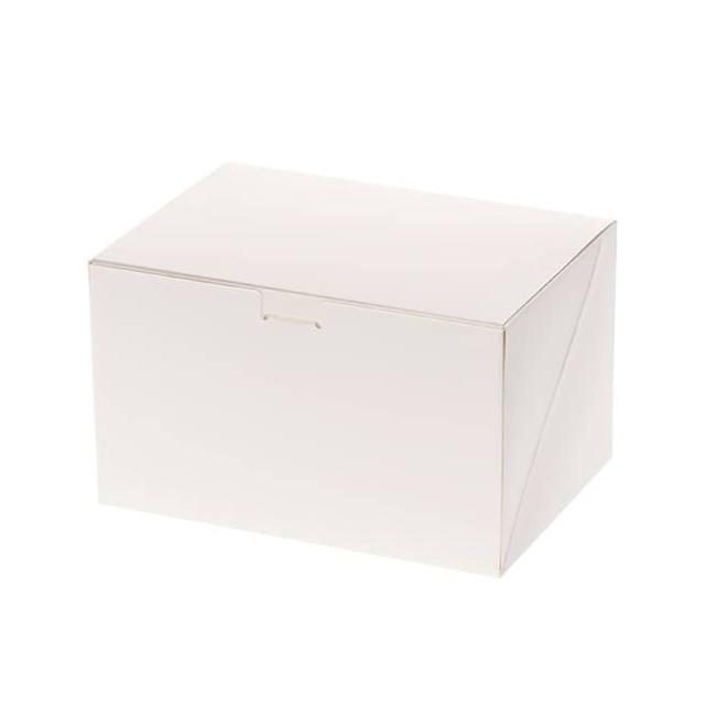【直送／代引不可】ケーキ箱 洋生 ホワイト 10.5×15 800枚