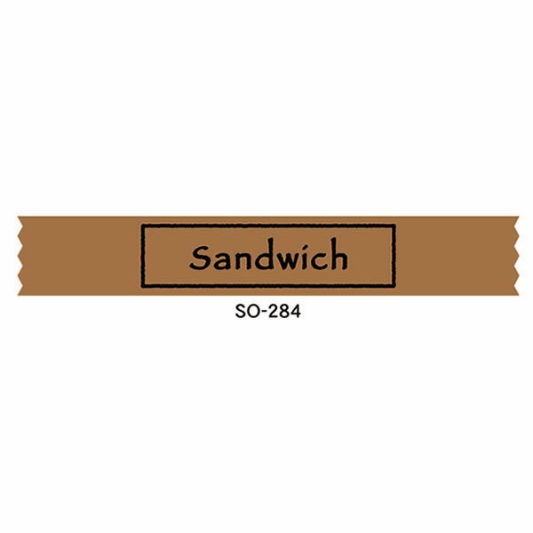 【直送／代引不可】ラベルシール クラフト帯 SANDWICH SO-284 3000枚の通販は