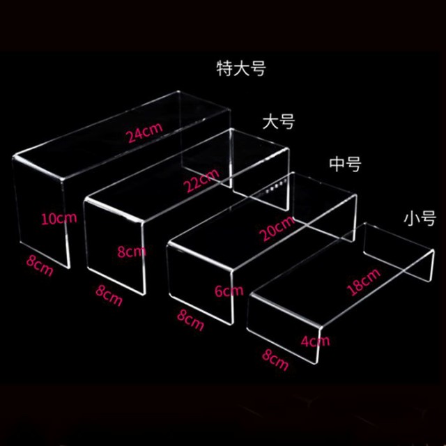 WeColor コの字型透明アクリル ディスプレイ、アクリル スタンド
