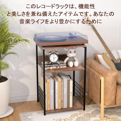 レコードプレーヤースタンド レコードラック レコード棚 レコード 収納