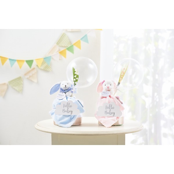 【 送料無料 人気 冬 ギフト 】 ダイパーケーキ おむつケーキ doudou Bunny ギフトセット ベビー 出産祝い 男の子 女の子 誕生日 ギフト 贈り物 出産 お祝い 子供 かわいい 男 女 赤ちゃん 母の日 ベビー用品 おしゃれ ベビーギフト セット 内祝い バースデー プレの通販は