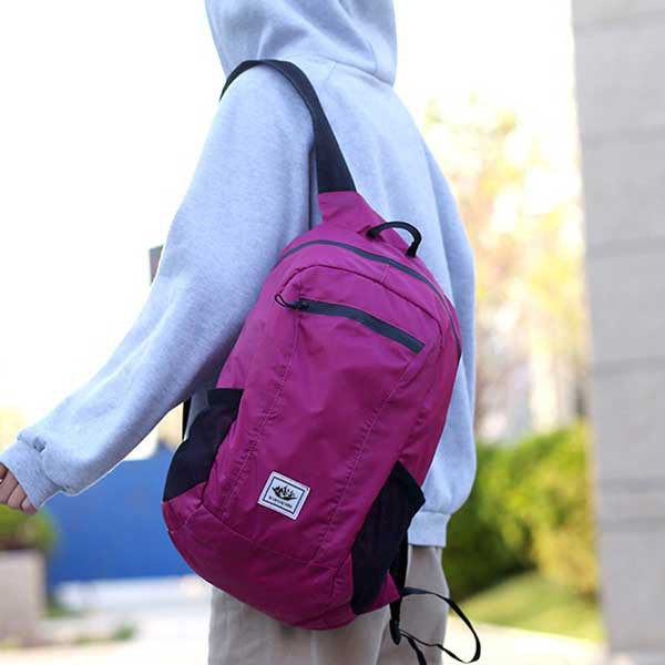 PACKING　BACKPACK　PURPLE リュック 大容量バッグ