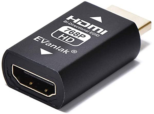 キャンペーン特価 HDMI EDIDエミュレーター 第3世代 パススルー エミュレーター アダプター不要 Mac ThunderboltからHDMIスイッチ  エクステンダー AVレシー