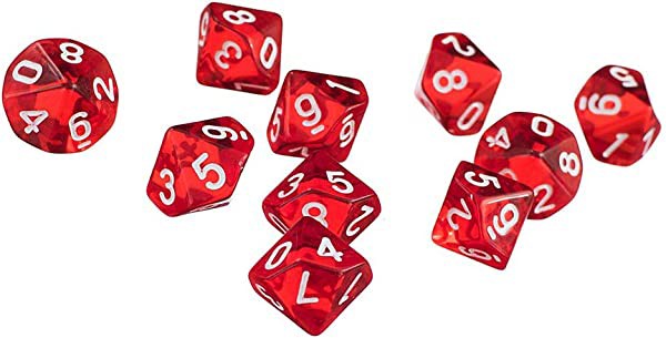 60個 多面体ダイス D10 サイコロ 10面ダイス Dungeons and