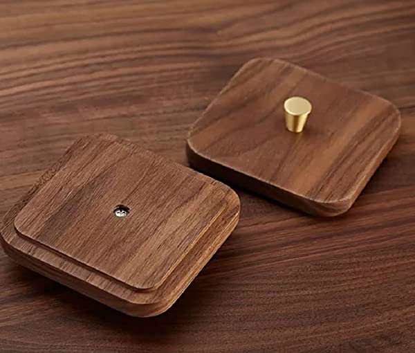 小物入れ ボックス 収納 ボックス 卓上収納 木箱 蓋付き 綿棒入れ 物ボックス 木箱 胡桃の木