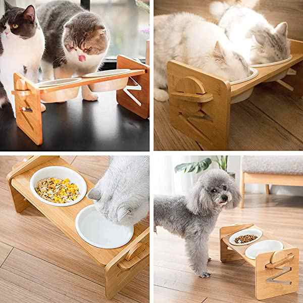 猫エサ台 猫食器 犬食器 ペットの食器 ペット 食器スタンド フード