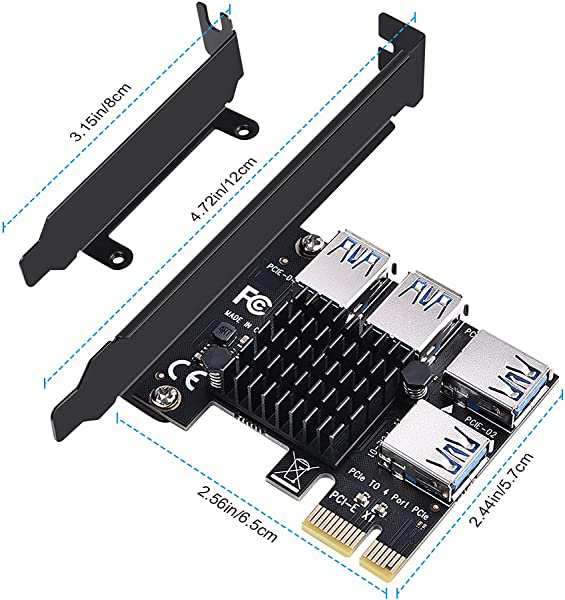 PCI-E 1 4 USB3.0拡張カード ビットコインマイニング用 PCIE拡張 