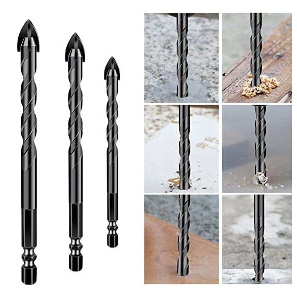 7本セット コンクリート ドリル ビット ガラスドリルビット 陶器