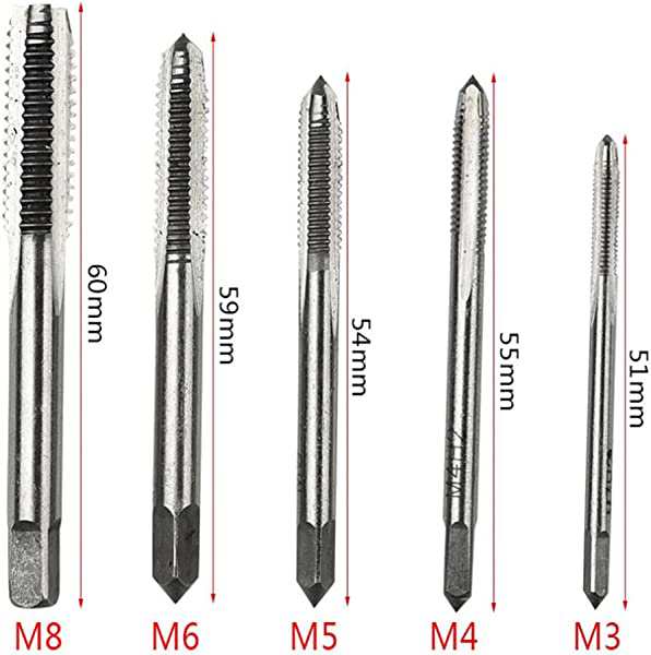 6本セット ねじきりタップ タップセット ネジ山補修 ボルト抜き タップ