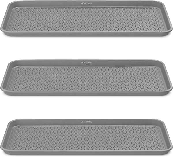 Amazon｜Navaris シューズトレイ 3個セット シューズケース 靴