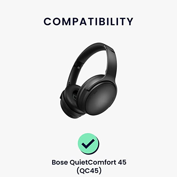 2個セット】 イヤーパッド Bose QuietComfort 45 (QC45) ヘッドホン PU