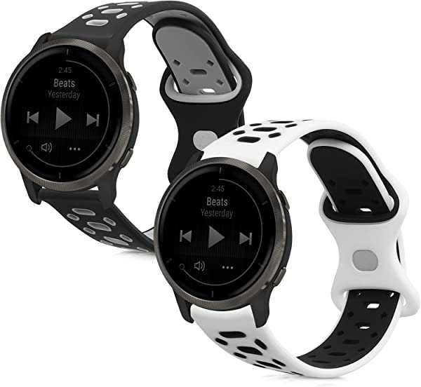 2個セット】 Garmin Venu Sq/Venu 2 Plus/vivomove バンド 交換ベルト