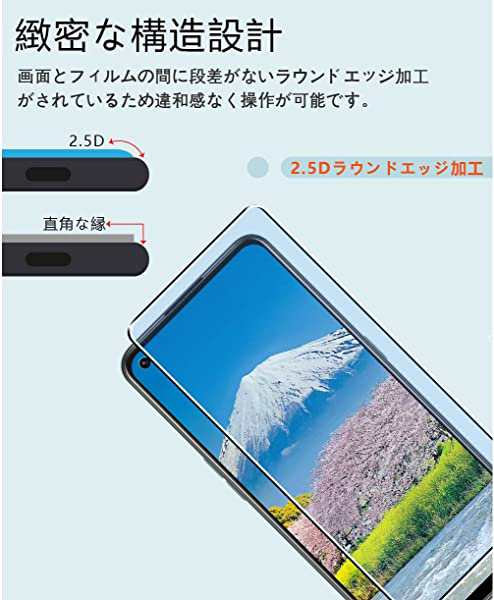 OPPO Reno5 A ブルーライトフィルム [2枚セット] Reno5A フィルム 強化