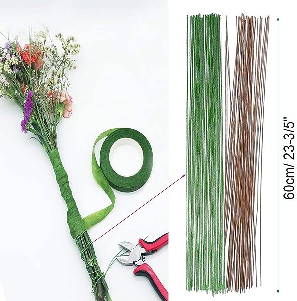 14点 フラワーギフト 花芸 飾り セット フラワー資材 フローラテープ