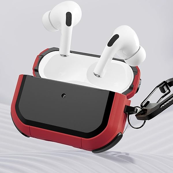 AirPods Pro 第2世代用 ケース,PC+TPU 落下防止 耐衝撃 充電対応