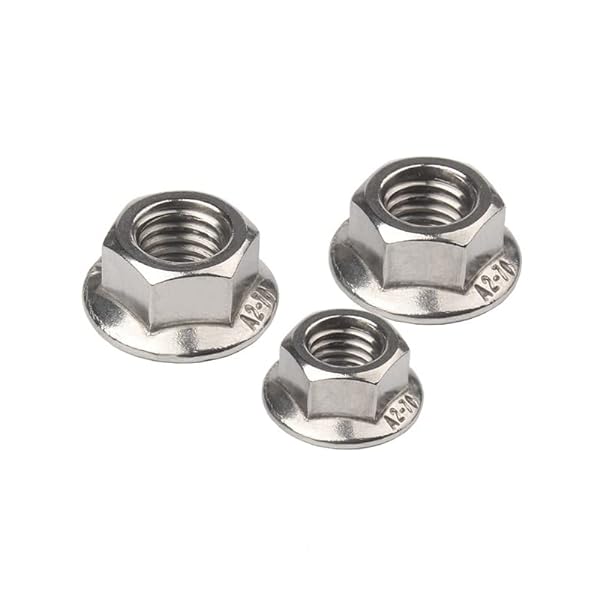 海外並行輸入正規品 20個セット 六角フランジナット M3 六角ロック M8 M6 M5 M4 接合金具