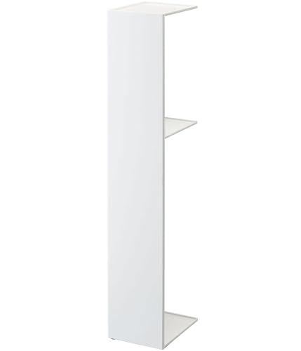 山崎実業(Yamazaki) スリム トイレラック ホワイト 約W13XD17XH70.5cm タワー トイレットペーパー トイレ 収納 棚 3509
