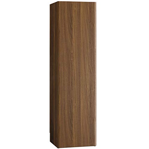 朝日木材加工 ストッカー L-forme クリーナーストレージ 幅39.2cm 奥行41.3cm 高さ145cm ブラウン 巾木よけ加工 LFM-1440ST-DB