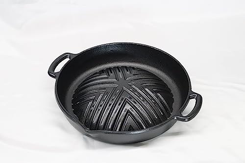 キャッスルエンタープライズ(Castle Enterprise) アサヒ 鋳鉄製 焼肉 ジンギス 深型29 穴あき 業務用使用品