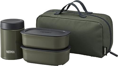 サーモス 真空断熱スープランチセット 800ml カーキ JEA-801 KKI