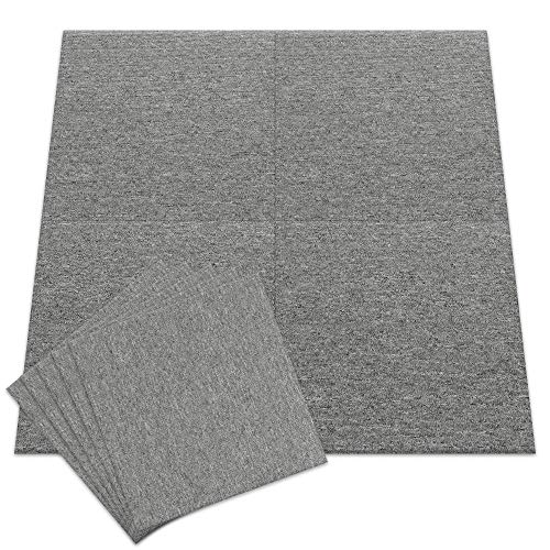 【20個セット】アイリスプラザ タイルカーペット 防炎 グレー 50×50？ TKP-PP50