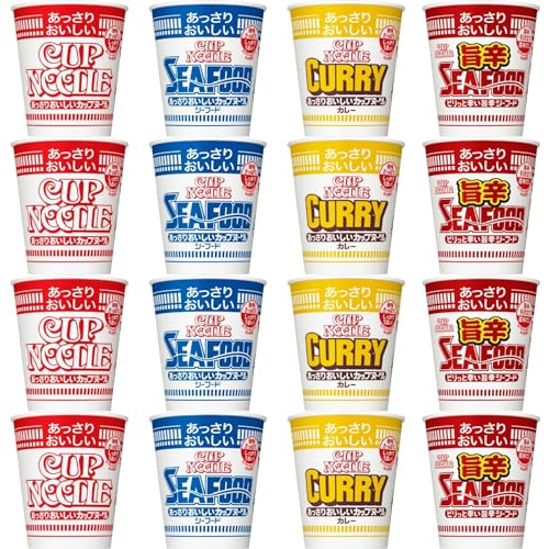 あっさりおいしいカップヌードル 4種詰め合わせセット (レギュラーサイズ4種×各4食 計16個) 日清食品 アソート カップ麺 箱買い