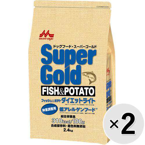 【セット販売】スーパーゴールド フィッシュ＆ポテト ダイエットライト 2.4kg×2コ